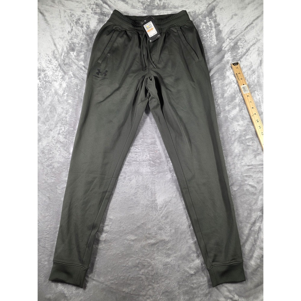 NWT Under Armor Loose Men's UA Sportstyle Joggers Green Pants Size Small‎
